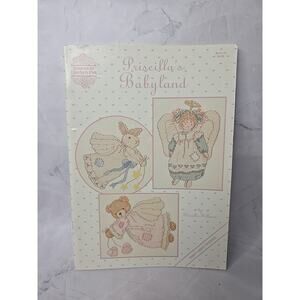 1991 Designs By Gloria & Pat Priscilla's Babyland Cross Stitch Pattern Booklet